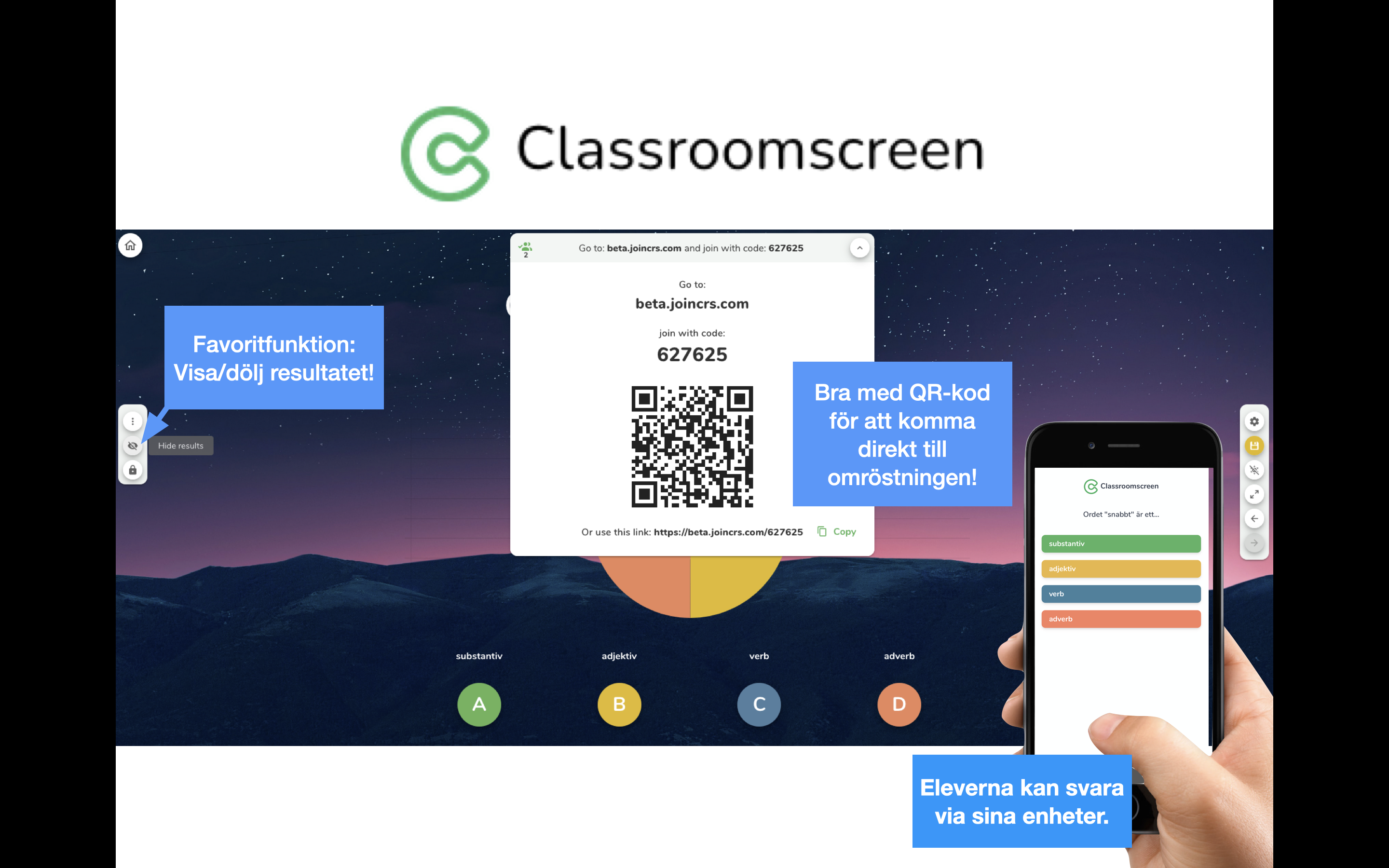 Classroom Screen – bidrar till tydlighet och struktur – Patricia Diaz